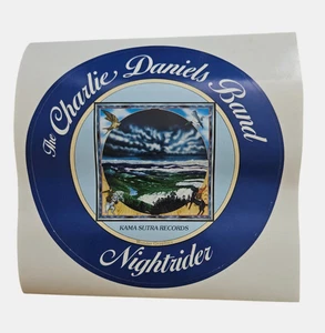 Charlie Daniels Band Nightrider 6,5x6,5 Vintage 1975 Promo Album Sticker unbenutzt - Bild 1 von 5