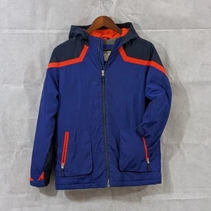 Land's End Kid's Jacket/Coat L, 14-16 Blue, Orange - Picture 1 of 3