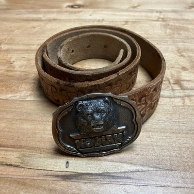 Belt Buckle, Kodiak (for Kodiak Smokeless Tobacco) 40” waist max fit - Image 1 of 4