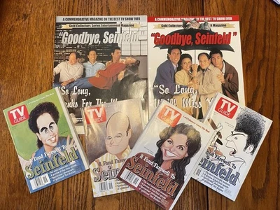 TV Guide-Seinfeld - A Fond Farewell Complete Set of 4 May 9-15, 1998 - Image 1 of 4