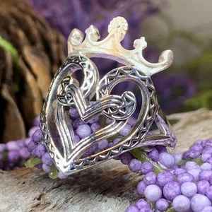 Luckenbooth Ring Scottish Scotland Bridal Promise Celtic Ring 925 - Picture 1 of 10