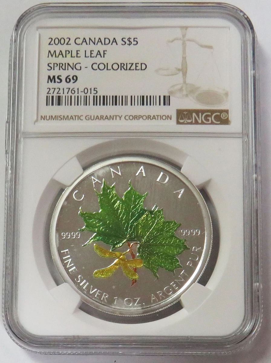 Canadian Maple Leaf MS 69 Silver Bullion Coins for sale | eBay