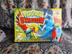 Caja de reproducción de repuesto Pokemon Stadium 2 solamente - Imagen 1 de 3