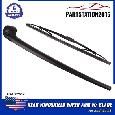 Brazo limpiaparabrisas trasero con hoja para Audi S4 2002-2008 Audi A3 2006-2013 Foto 1 de 4