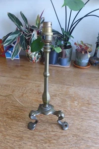 Antique Arts & Crafts Brass Pullman Coach Table Lamp WAS Benson / Faraday & Son - Picture 1 of 16