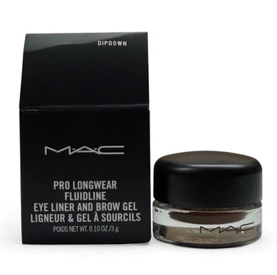 MAC Pro Longwear Fluidline Eyeliner And Brow Gel | Dipdown | New Authentic - Image 1 of 3