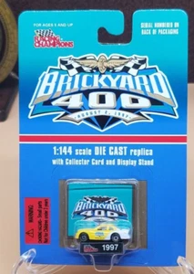 1997 Racing Champions Brickyard 400 1:144 Scale Diecast Nascar Stock Car - Picture 1 of 3