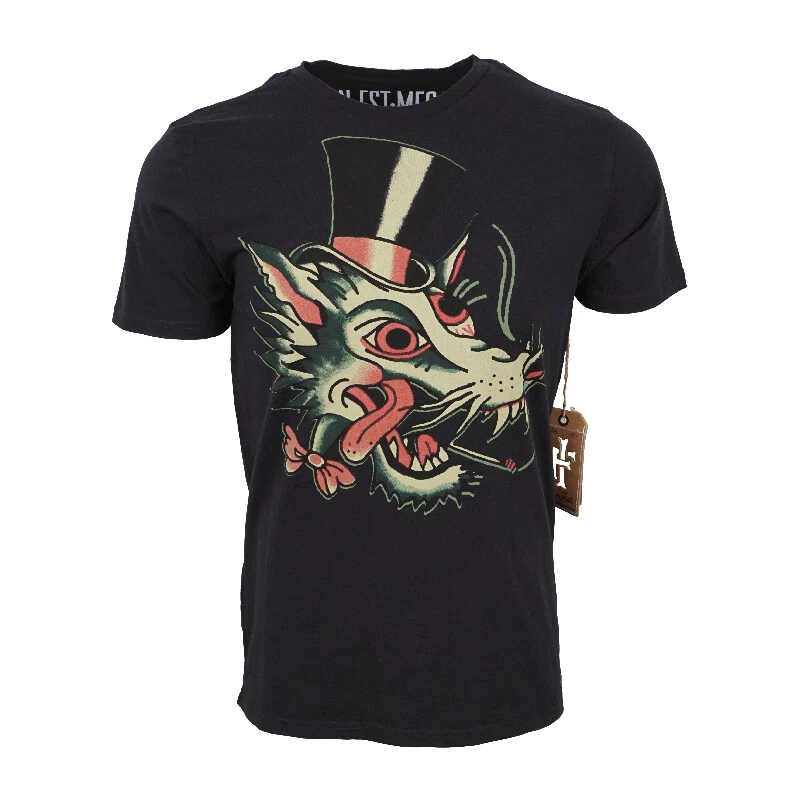 IRON FIST MENS WOLF HEAD SS T SHIRT  - Image 1 of 1