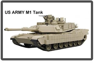 Refrigerador de tanque / imán de caja de herramientas M1 Abrams del Ejército de los Estados Unidos - Imagen 1 de 1