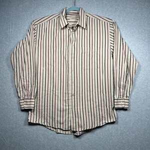 Camisa Burberry London para hombre grande con botones a rayas hecha en EE. UU. - Imagen 1 de 8