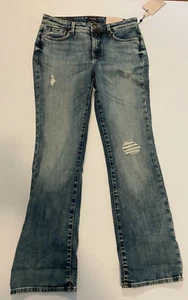 NYDJ BARBARA BOOTCUT BLUE JEAN WOMENS SIZE 6 30 X 30 NEW - Picture 1 of 3