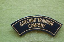 Battle Dress Uniform  title -   6th Recruit Training Company