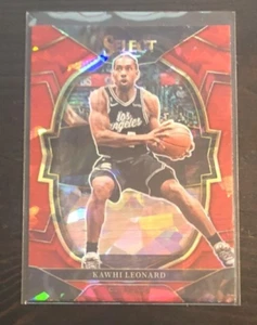 2022-23 Panini Select KAWHI LEONARD Red Ice Prizm #65 Clippers - Picture 1 of 2