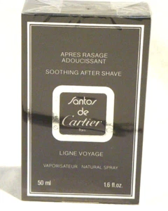 Santos de Cartier Soothing After Shave Spray. - Picture 1 of 3