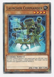 Launcher Commander SDPL-EN020 Common Yu-Gi-Oh Card English 1st Edition New - Picture 1 of 2