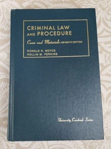 Criminal Law and Procedure Cases and Materials 7th Edition University Textbook - Imagen 1 de 2