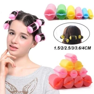 6-14 pezzi morbida spugna schiuma cuscino rulli per capelli arricciacapelli parrucchiere barbiere fai da te - Foto 1 di 23