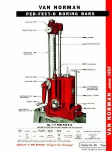 Van Norman Model 943 944 965 777 888 999 Boring Bar Flier - Picture 1 of 1