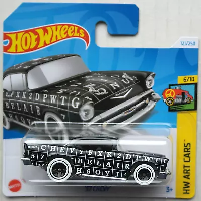 Hot Wheels 1957 Chevy Chevrolet schwarz HW Art Cars Neu/OVP Oldtimer Auto Car 57 - Bild 1 von 4