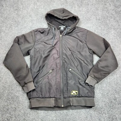 Chaqueta KLIM Para Hombre Pequeña Negra Softshell Cremallera Completa Con Capucha Ligera Exterior Foto 1 de 4