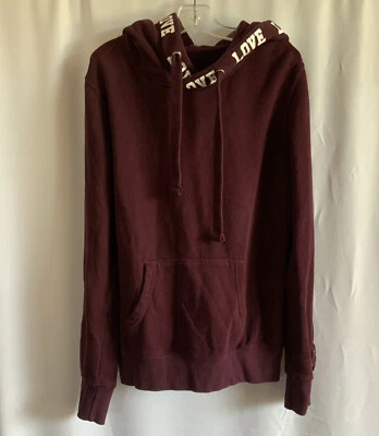Reflex Junior Hoodie Sweatshirt Size S Love On Hood And Ties On Sleeves - Image 1 of 4