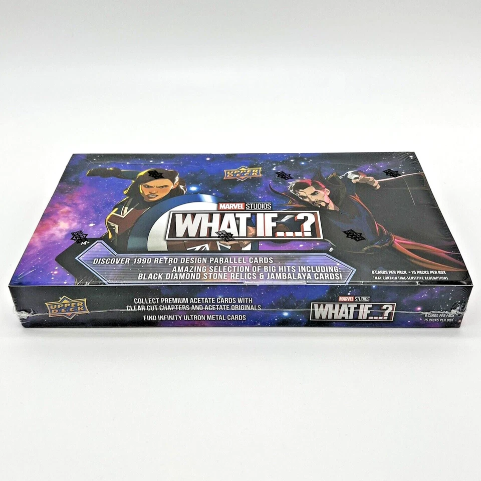 Upper Deck Marvel Studios WHAT IF...? Trading Cards Hobby Box • FACTORY SEALED - Image 1 of 1