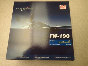 Hobbymaster HA7429 1:48 FW-190A-3 Nero 13 Luftwaffe Seconda Guerra Mondiale Intoccato Sigillato - Foto 1 di 20