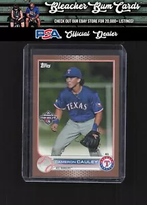2022 Topps Pro Debut PD-148 Cameron Cauley Gold /50 - Picture 1 of 2