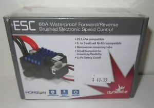 Dynamite Waterproof 60A Brushed Marine ESC (2s Li-Po Compatible) #DYNM2210 NIP - Picture 1 of 2