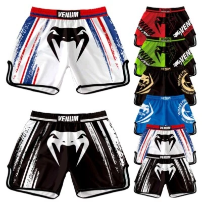 MMA Fight Shorts Boxing Quick Drying Short Muay Thai Training Sports Shorts - Image 1 of 4