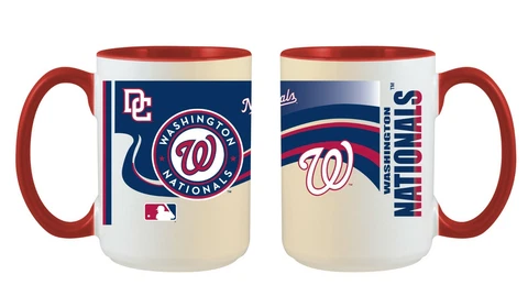 Washington Nationals MLB Full Wrap 15oz Jumbo Coffee Mug FREE SHIP!! Cover