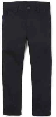 Boys Sz 20H (Husky) School Uniform Stretch Skinny Chino Pant + Drawstring Bag - Image 1 of 4