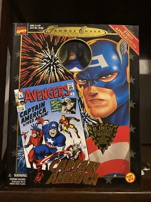 Toy biz 1998 Marvel Comics Capitão América primeiras aparições capa famosa (PM2 - Imagem 1 de 4