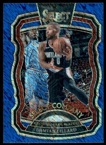 2020-21 Select Company Prizms Blue #1 Damian Lillard