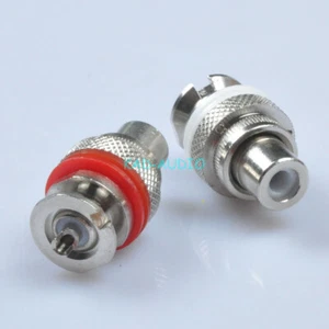 2pcs RCA Terminal Jack Female Chassis Connector Silver for Guitar Amplifier Part - Picture 1 of 2