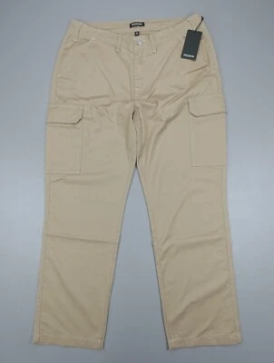 True Religion Jeans Baggy Cargo Pants Travertine Pockets 108335 Relaxed - Image 1 of 4