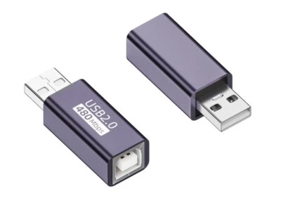 USB A to USB B 2.0 OTG Extension Adapter | Male to Female for MIDI Keyboard - Image 1 of 4