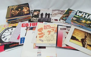 Job Lot of 50x 7" Records Pictures Sleeves - All Listed - Picture 1 of 4