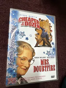Cheaper By The Dozen / Mrs Doubtfire DVD 2 Disc Set Region 4 Martin Williams GC  - Picture 1 of 1
