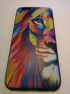 Multicoloured Lions head iPhone 6 plus /6s plus Phone Protective Case - Picture 1 of 3