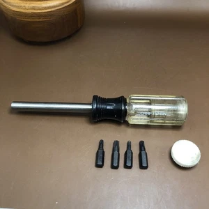 Vintage Craftsman 41401 WF 1/4” Spinner With 4 Torx Bits USA - Picture 1 of 6