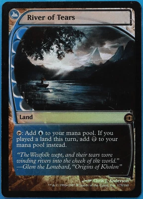 River of Tears FOIL Future Sight HP/DAMAGED Rare CARD (506254) ABUGames - Image 1 of 2