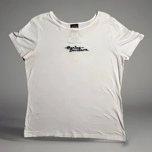Harley Davidson Damen Great South Newnan GA XL T-Shirt Kurzarm Weiß Logo - Bild 1 von 10