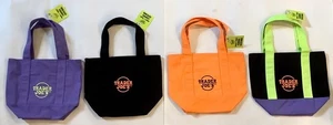 Set Of 4 Trader Joe's Mini Halloween Canvas Tote Bags NWT - Picture 1 of 5