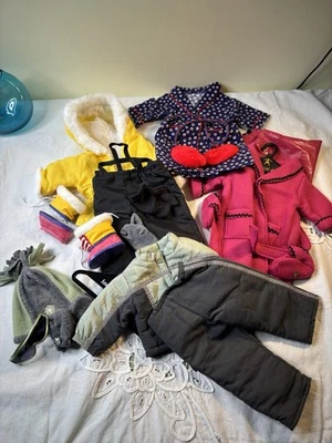 LOTE 4 Trajes American Girl AGOT Bata Esquí Invierno y Molly's Vestido Bata Zapatillas Foto 1 de 4
