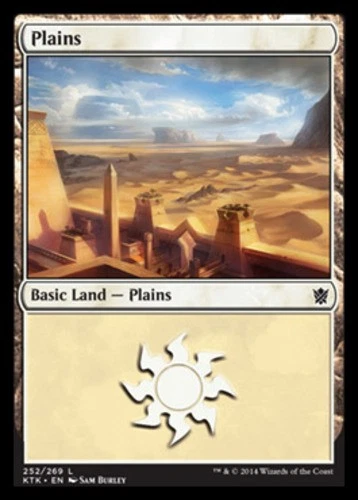 Plains (252) - Khans of Tarkir #252/269 MTG Magic The Gathering - Image 1 of 1