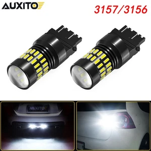 AUXITO 3157 3156 LED Reverse Backup Light White 6000K for DRL Parking Tail Bulbs - Picture 1 of 12