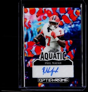 2025 Leaf Optichrome #1/1 Aquatic Phil Mafah Clown Fish Auto - Picture 1 of 2
