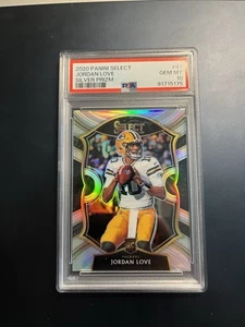 2020 Select Concourse Silver Prizm Jordan Love RC PSA 10 Packers B4 - Bild 1 von 2