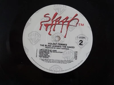 VIOLENT FEMMES The Blind Leading The Naked SLASH/WARNER BROS LP EX+ - Image 1 of 4
